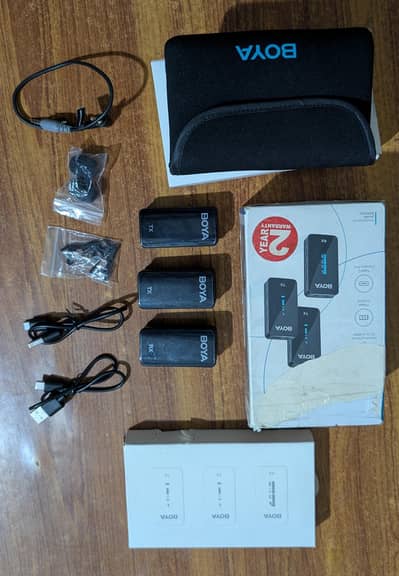 Boya Mic | BY -XM6-S2.10/10 condition With All accessories.