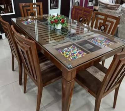 wood daining table with chair / fully qushan chair no 03330267666