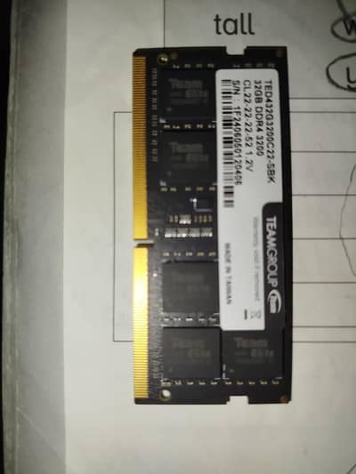 TEAMGROUP 32GB DDR4 3200MHz [SODIMM)