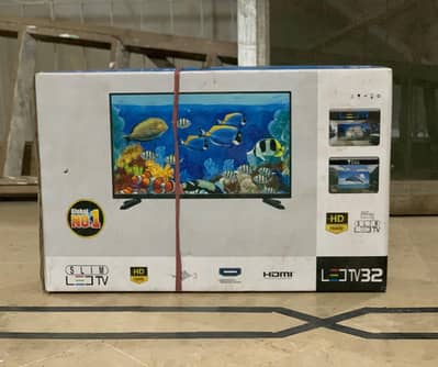 Samsung Led Tv with box.