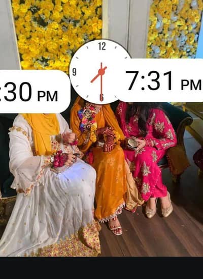 excellent condition pink dress for mahndi