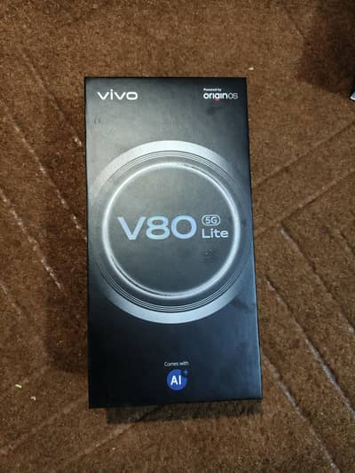 vivo v80 lite 5G urgent sell with full box