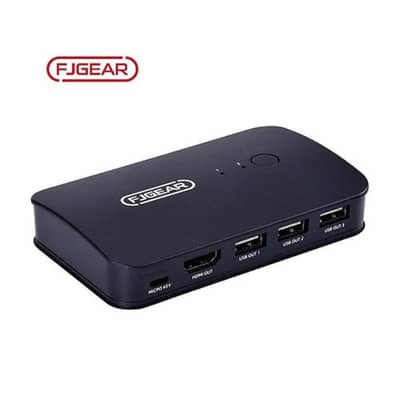 FJGEAR FJ-HK201 Fjgear MANUAL 4K 2 PORT HD HDMI KVM SWITCH