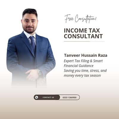 Income Tax Consultant | FBR Tax Return Filing | Business Registration