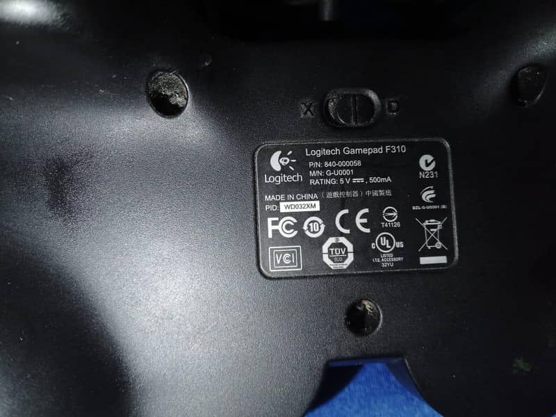 Logitech F310 wired PC Gamed/Controller 3