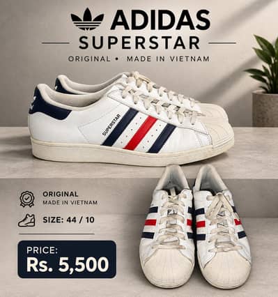 adidas shoes made in vaitnam conditions 10/9 size 44 or 10