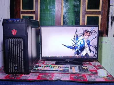 i7 4th,gtx 1660 super,16 gb ram,2 tb hardrive,128 gb ssd, lcd 24 inch