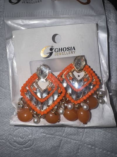 Orange Versatile Earrings