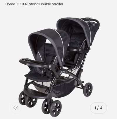 BabyTrend Sit&Stand Double Stroller for Kids