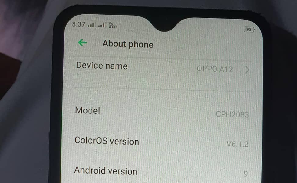 OPPO A12 3