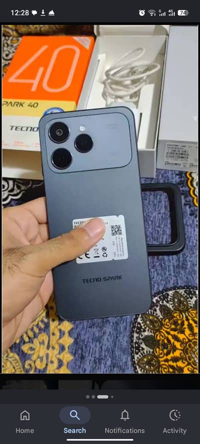 Tecno Spark 40 128GB 6+6GB RAM | Mint Condition 10/10 | Army Officer