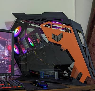 AA Tiger Transformer Extreme Gaming PC (Case only with 8 RGB fans)