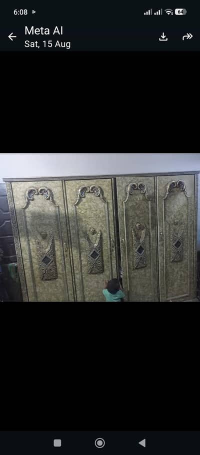 complete king size luxury bedroom set for sale