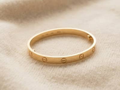 Luxury Finish Gold-Tone Engraved Bracelet | High Quality Daily Wear