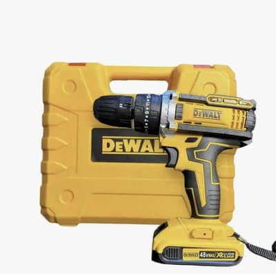 DeWALT 48V CordlessDrill Machine with multipleaccessories rechargeable