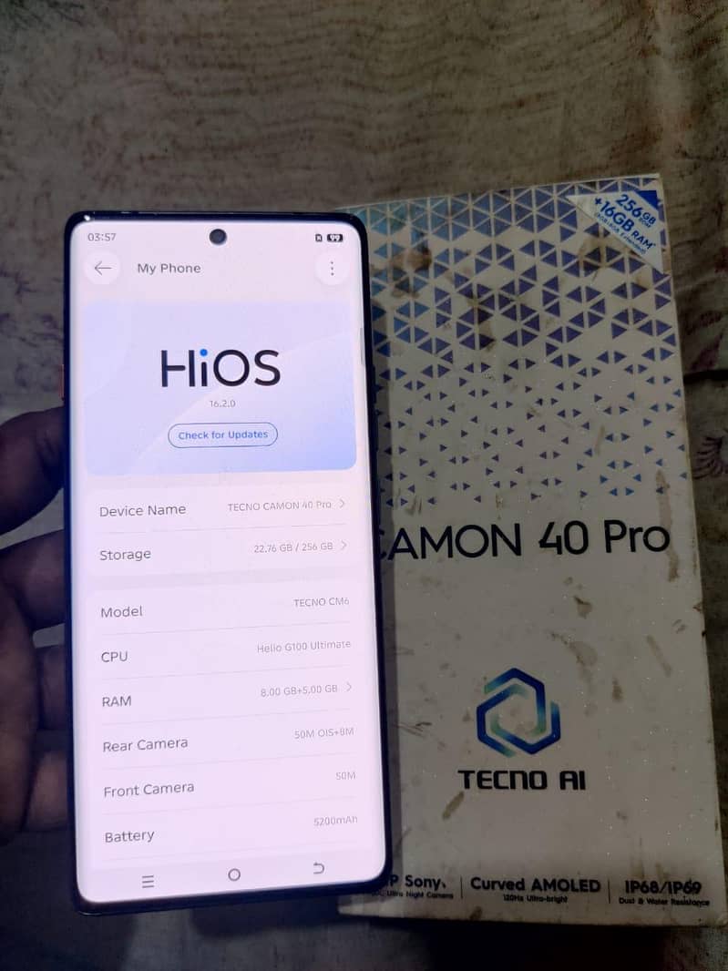 Tecno CAMON 40 Pro 2
