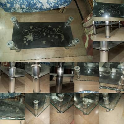 Luxury Heavy Double Glass Center Table | Premium Condition |