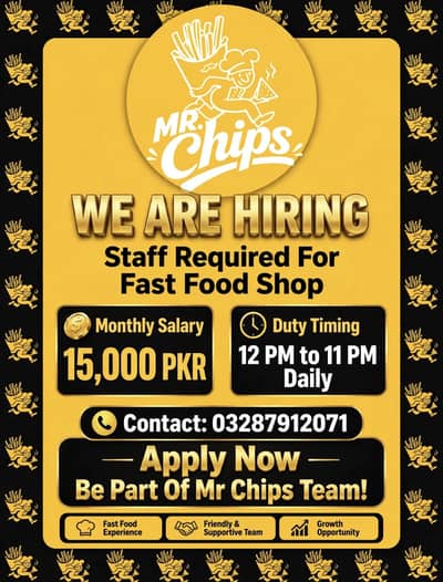 Shop name Mr chips