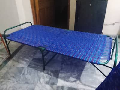 Double patri wali folding wali charpai
