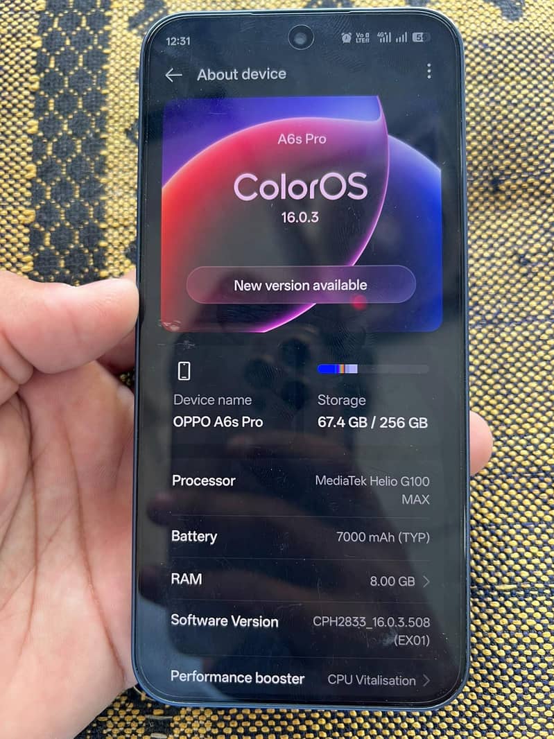 OPPO A6s pro 2