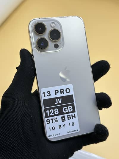 Apple iPhone 13 Pro Jv 128 GB 91% Battery Health 10 by 10