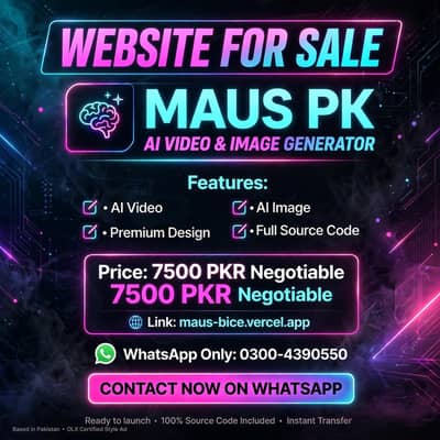 professional AI video and image genrater website development services