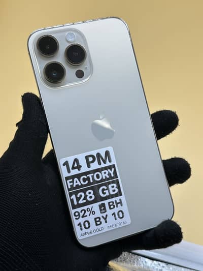 Apple iPhone 14 Pro Max 128 gb Factory unlock non PTA  92% BH