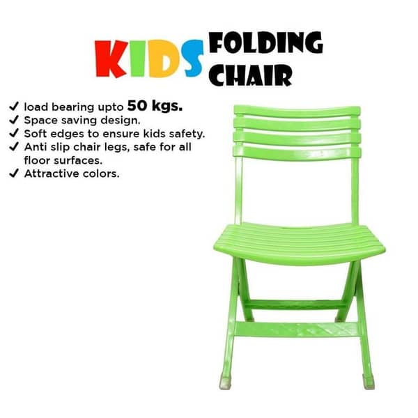 T  Folding Chair - Kids Folding Chair - Multipurpose Chair - Children Study Chairs- Durable Portable Chair- 5 Colors