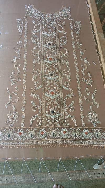 Handmade adda work fancy suit for sale. . !