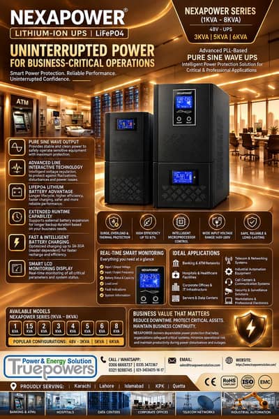 UPS 1KVA 2KVA 3KVA 4KVA 5KVA 6KVA 10KVA to 5000kva