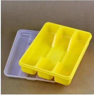 T   Spoon Box - Knife Box - Forks Box - Cutlery Organizer Box With Cover Classic Cover Cutlery Tray