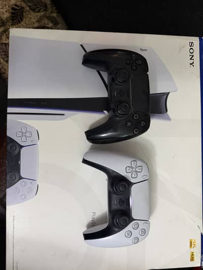 ps5 slim disc edition 1 tb with 8 high games and joystick (us model)