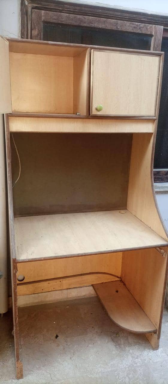 study table with cabnit 2
