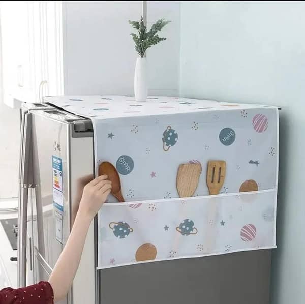 T  Washable Fridge Pockets Cover for Dust Resistant