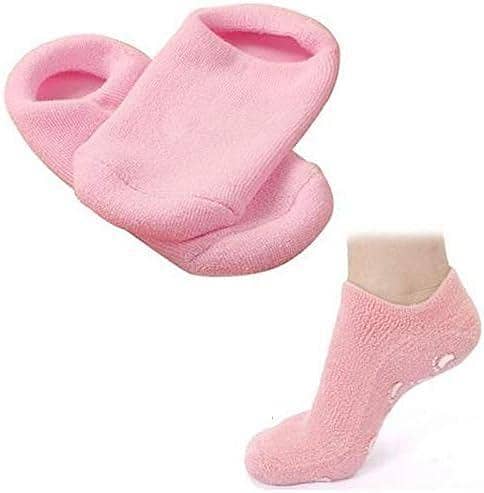 T  1 Pair SPA Socks Foot Care Spa Moisturizing Gel Socks Exfoliating Dry Cracked Soft Sk Sock Pedicure Hard Heel Skin Protector Repair Moisturizing Socks