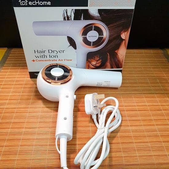 T   Echome Hair Dryer With Ion 0957