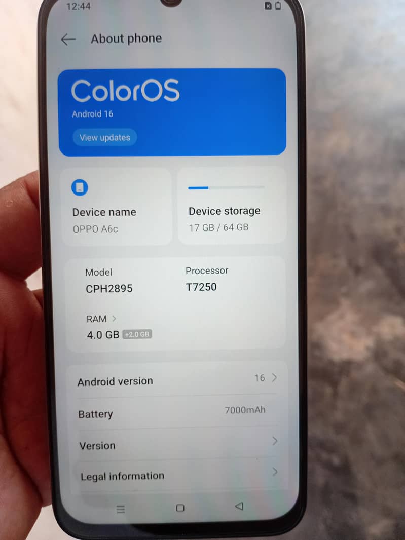 OPPO A6k 0