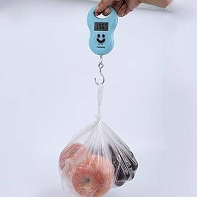 T  Digital Hanging Portable Electronic Scale with Blue Light Display for fishing, post room, luggage measuring Max 50 Kg's