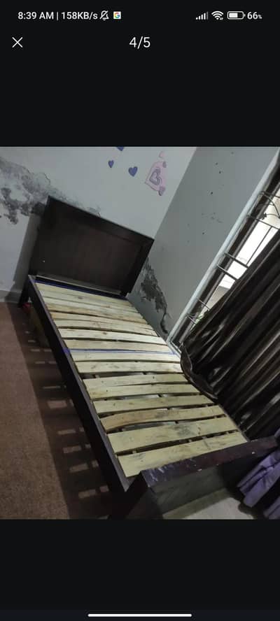 single bed wood