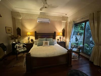 SYED BROTHERS PROUDLY OFFERS: 1-Kanal Elegant And Fully Furnished Owner Build Bungalow With Basement Is Available In The Best Block Of DHA Lahore.