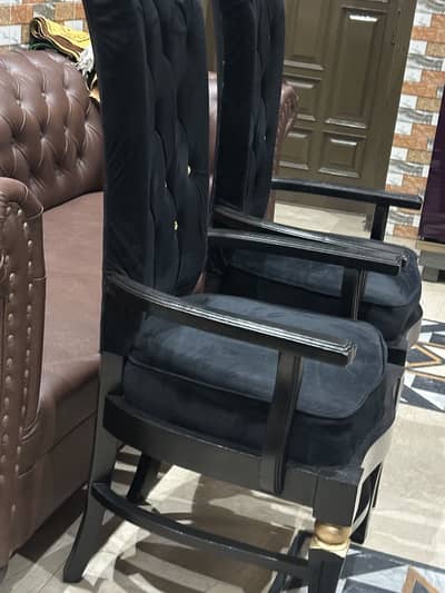 Luxury Black Velvet Dining Chairs – Premium Quality