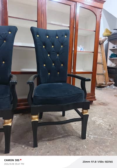 Luxury Black Velvet Dining Chairs – Premium Quality