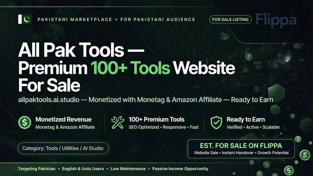 100+ Tools Website For Sale - All Pak Tools - Complete Source Code 2