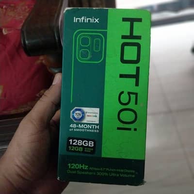 Infinix Hot 50i 6gb 128gb condition see the picture read add