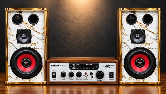 8 inch heavy bass pair with copper transformer Wala amplifire