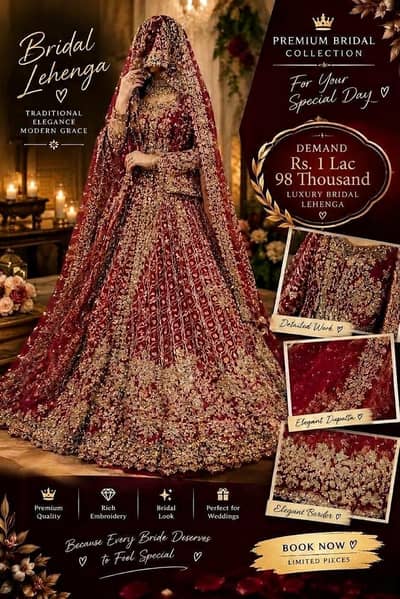 bridal lehenga