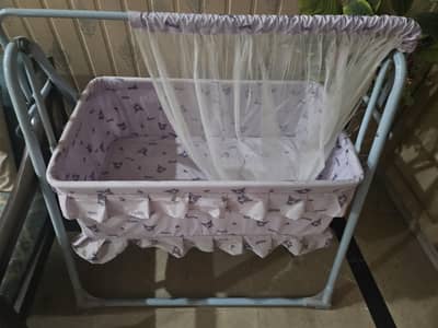 Baby Cot set only 2 days used brand new