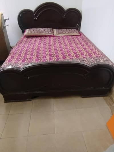 Pure wooden bed