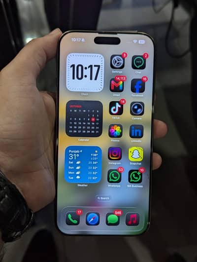 iPhone 16 Pro Max 256 non pta sim time used 93 battery health