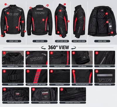 Jacket Bike | TXR Akira Winter Riding Jacket + Trouser Set — BRAND NEW
